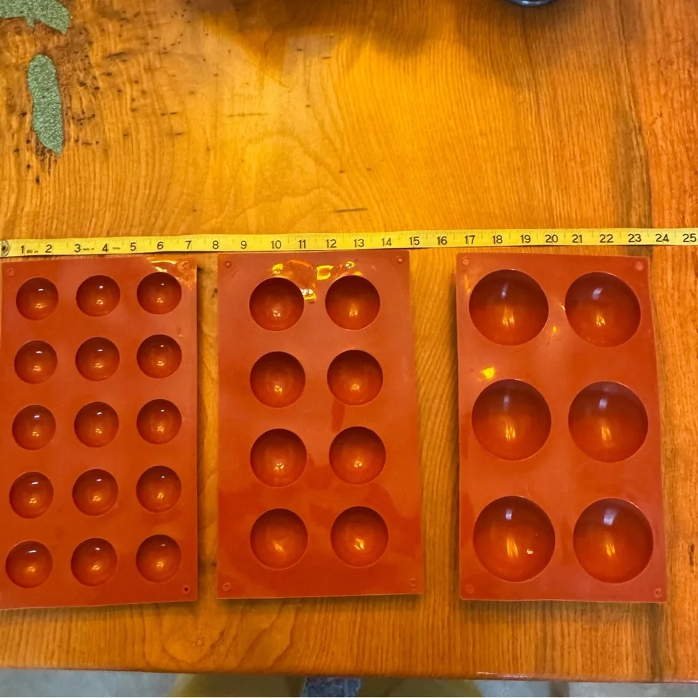 Lot of candy/baking molds - Silicone Baking Dome Molds - for Candy/chocolate